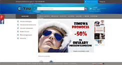 Desktop Screenshot of c-you.pl